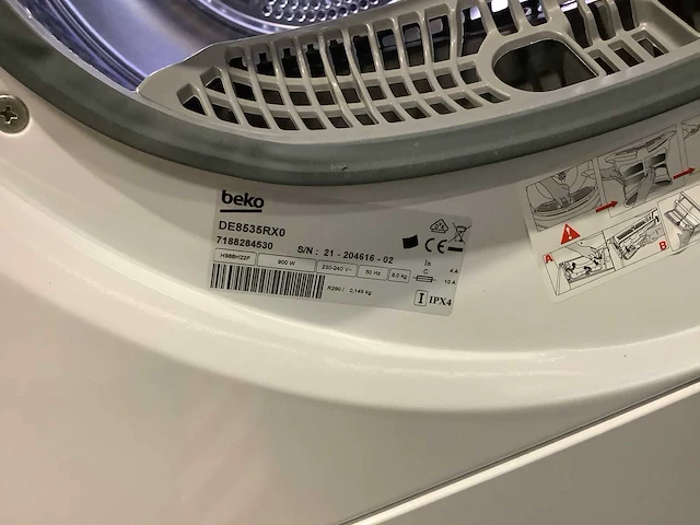 Beko de 8535 rx0 wasdroger - afbeelding 7 van  8