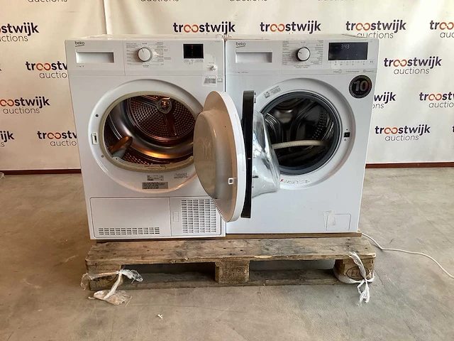 Beko droger 2310025004, dcu7230bx wasmachine (2x) - afbeelding 7 van  10