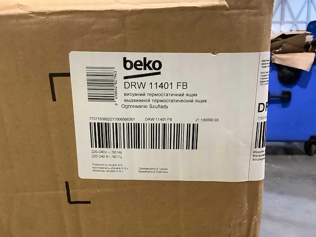 Beko drw11401fb warmhoudlade (12x) - afbeelding 4 van  6