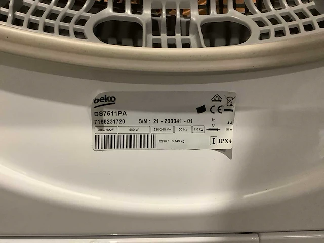 Beko ds 7511 pa wasdroger - afbeelding 7 van  8