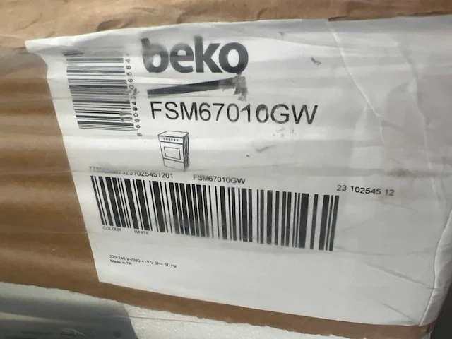Beko keramisch fornuis a (fsm 67010gw) - afbeelding 3 van  3