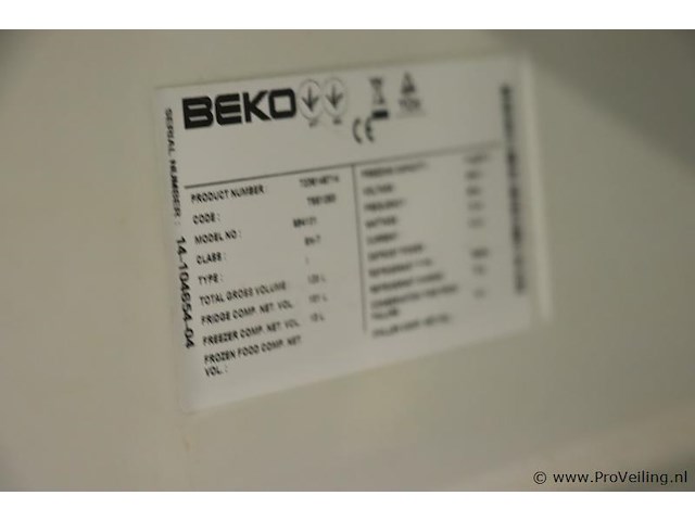 Beko koelkast met vriesvak - afbeelding 5 van  5