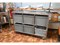 Beko rvs grondstoffenwagen - afbeelding 1 van  3