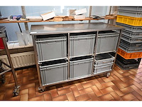 Beko rvs grondstoffenwagen - afbeelding 2 van  3