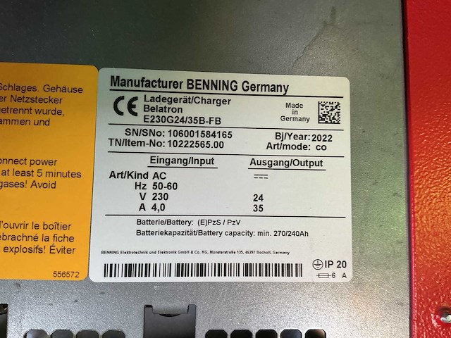 Belatron - 24v 35a - acculaders - 2022 - afbeelding 2 van  2