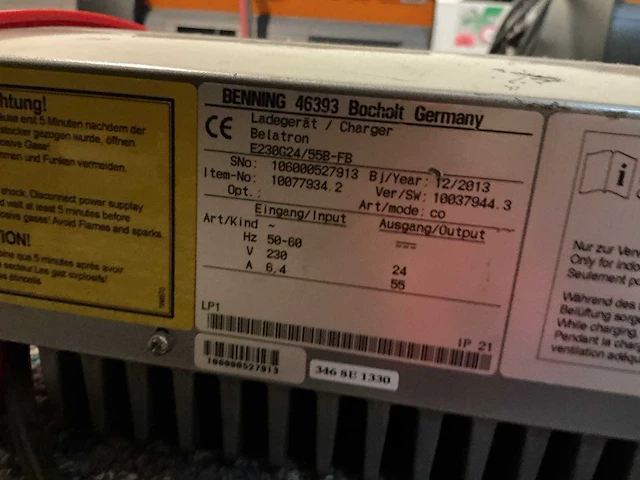 Belatron - 24v 55a - acculaders - 2013 - afbeelding 3 van  3