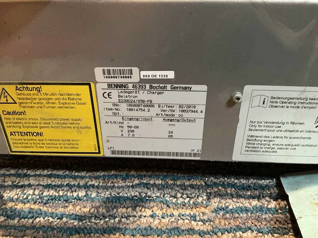 Belatron - 24v 60a - acculaders - 2018 - afbeelding 2 van  2