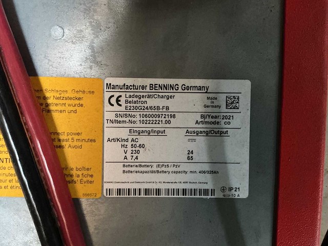 Belatron - 24v 65a - acculaders - 2021 - afbeelding 2 van  2