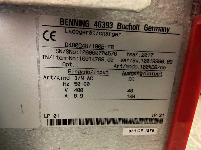 Belatron - 48v 100a - acculaders - 2017 - afbeelding 2 van  2