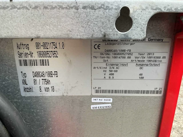 Belatron - 48v 100a - battery chargers - 2013 - afbeelding 3 van  3
