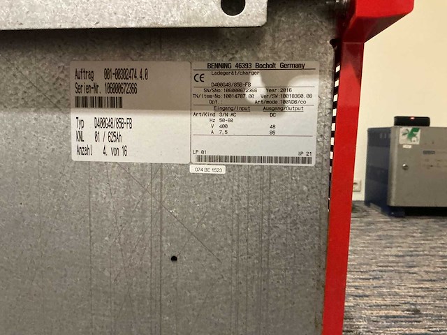 Belatron - 48v 85a - acculaders - 2016 - afbeelding 3 van  3