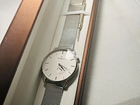 Belgisch juweliershorloge - sharkmesh milanese model - afbeelding 2 van  5