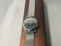 Belgisch juweliershorloge - sharkmesh milanese model - afbeelding 3 van  5