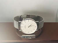 Belgisch juweliershorloge - sharkmesh milanese model - afbeelding 5 van  5