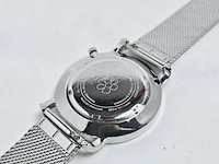 Belgisch juweliershorloge - sharkmesh milanese model - afbeelding 5 van  6