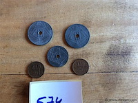 Belgische munt 10 centiem - 25 centiem 1942+ - afbeelding 1 van  2