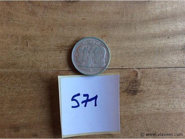 Belgische munt 100fr 1948 - afbeelding 1 van  2