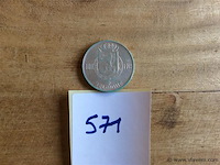 Belgische munt 100fr 1948 - afbeelding 2 van  2