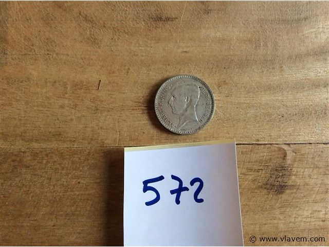 Belgische munt 20fr 1934 - afbeelding 1 van  2