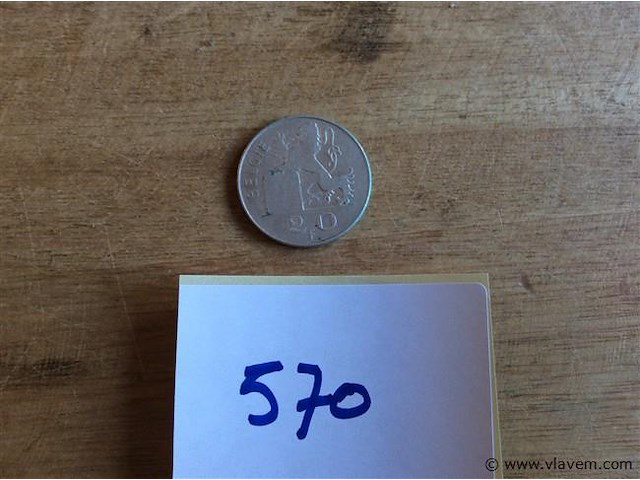 Belgische munt 20fr 1951 - afbeelding 2 van  2