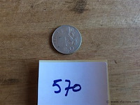 Belgische munt 20fr 1951 - afbeelding 2 van  2