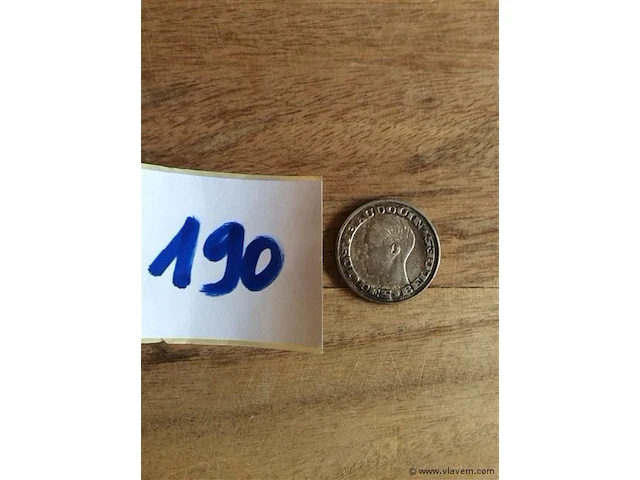 Belgische munt 50fr 1958 - afbeelding 1 van  2