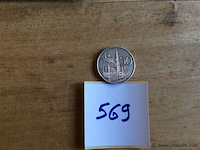 Belgische munt 50fr 1958 - afbeelding 2 van  2