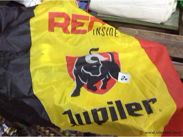 Belgische vlag jupiler - afbeelding 1 van  1