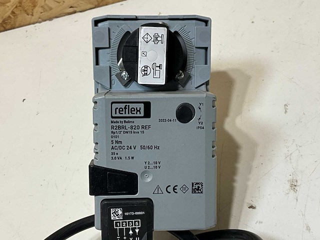 Belimo reflex 35/60 lrc24sr tweeweg moterkogelkraan servitec - afbeelding 5 van  5
