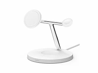 Belkin magsafe 3in1 draadloze oplader15w apple iphone en apple watch wit - afbeelding 4 van  5