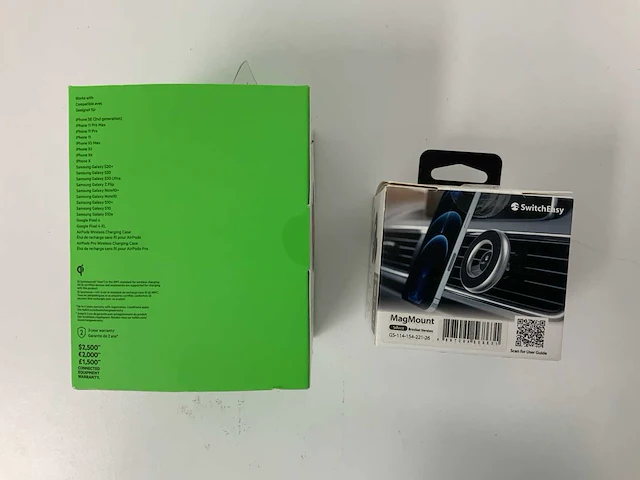 Belkin wireless charging stand 15w & switcheasy magnetic car mount iphone 12 (2x) - afbeelding 2 van  4