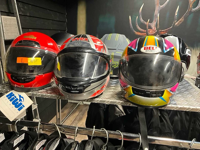 Bell / uvex / kiwi 300 motorhelm (3x) - afbeelding 1 van  10