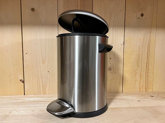 Bella - rvs 3 liter - afvalemmers en prullenbakken (40x) - afbeelding 2 van  2
