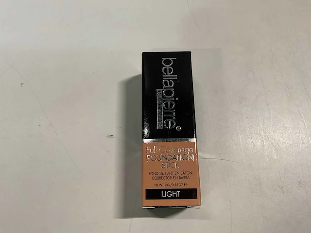 Bellapierre cosmetics full coverage foundation stick light/deep/dark (5x) - afbeelding 4 van  5