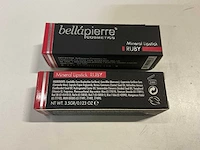 Bellapierre cosmetics mineral lipsticks ruby (3x) - afbeelding 4 van  4