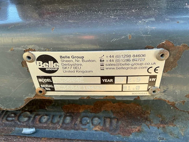 Belle fc3604e trilplaat - afbeelding 8 van  8