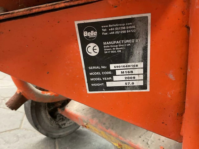 Belle minimix150 betonmolen - afbeelding 7 van  7