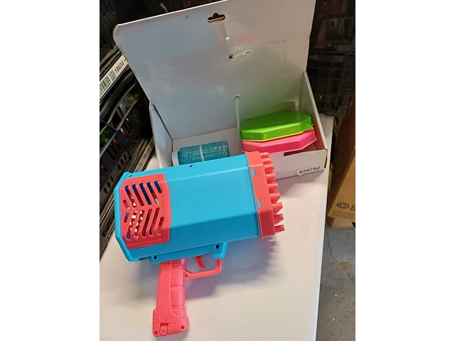 Bellebblaas machine xxl 1x verpakking bkeus - afbeelding 2 van  3