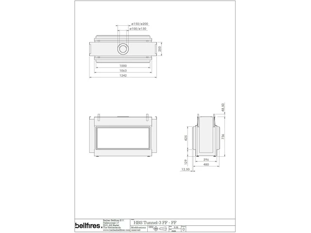Bellfire horizon bell small tunnel - afbeelding 3 van  3