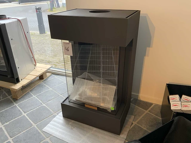 Bellfires box gas panorama 45/59 mf gaskachel / hanghaard - afbeelding 2 van  4
