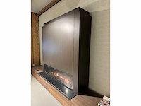 Bellfires horizon bell xxl 3 lf g20 design gas haard inclusief boley stalen design ombouw en 6-delig dressoir - afbeelding 11 van  13