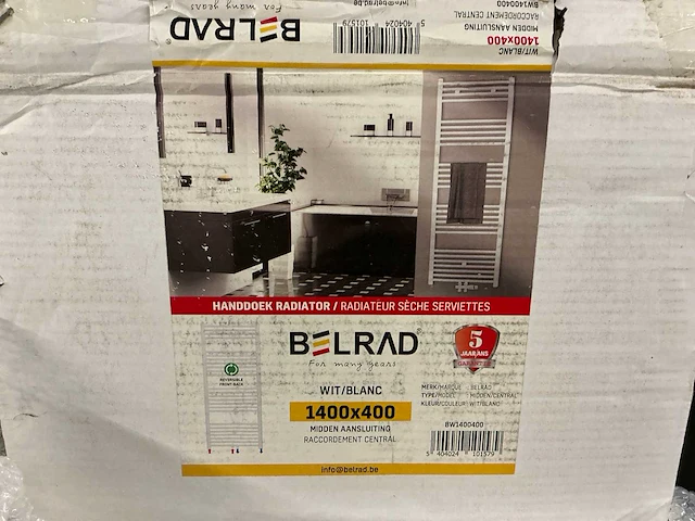 Belrad bw1400400 designradiator - afbeelding 4 van  4
