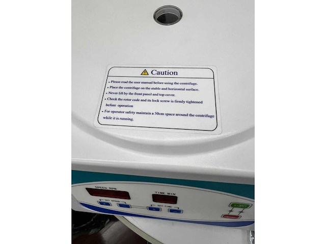 Benchtop low speed centrufuge - 2016 - td4 - centrifuge (18x) - afbeelding 6 van  7