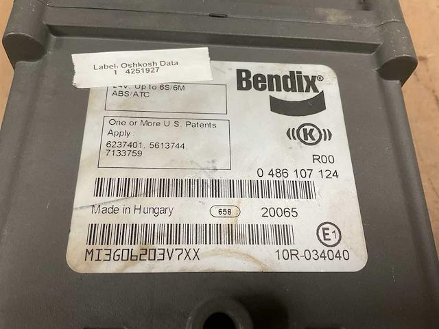 Bendix anti-lock brake control - afbeelding 5 van  6