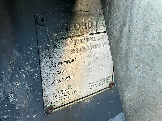 Benford / terex hd1001 knikdumper - afbeelding 22 van  29