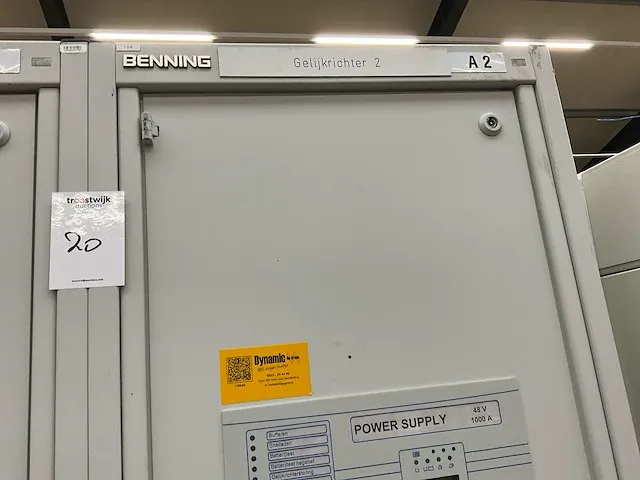 Benning 48 volt, 1000 ampère powersupply - afbeelding 3 van  12