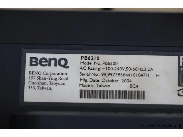 Benq pb6210 beamer - afbeelding 8 van  8