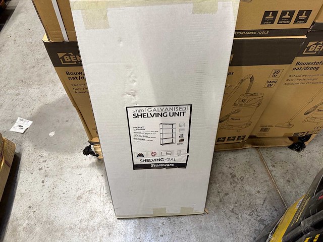 Benson grote stellingkast - robuust - verstelbare planken - 180x90x40 cm - 175 kg per plank - afbeelding 4 van  4