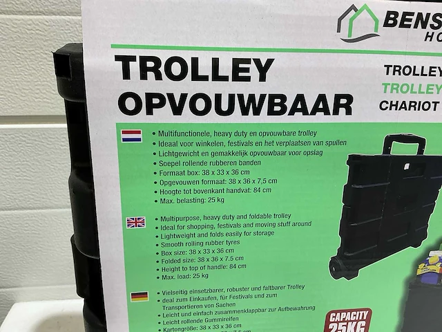 Benson opvouwbaar trolley - afbeelding 6 van  7