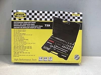 Benson tools - doppenset- doos - 73-delig - 1/4 3/8 1/2” - afbeelding 1 van  6